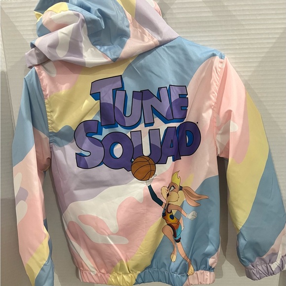 Members only, space jam Lola windbreaker! Girls 4! EUC. - Picture 3 of 5